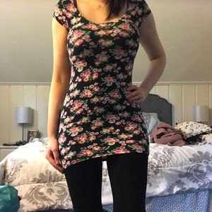 Deb Floral Bodycon Micro Mini Dress Size Small
